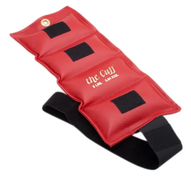 212 MAIN Adjustable Wrist Weight, The Original Cuff Ankle Weight - Red (10-0213), Weight Training