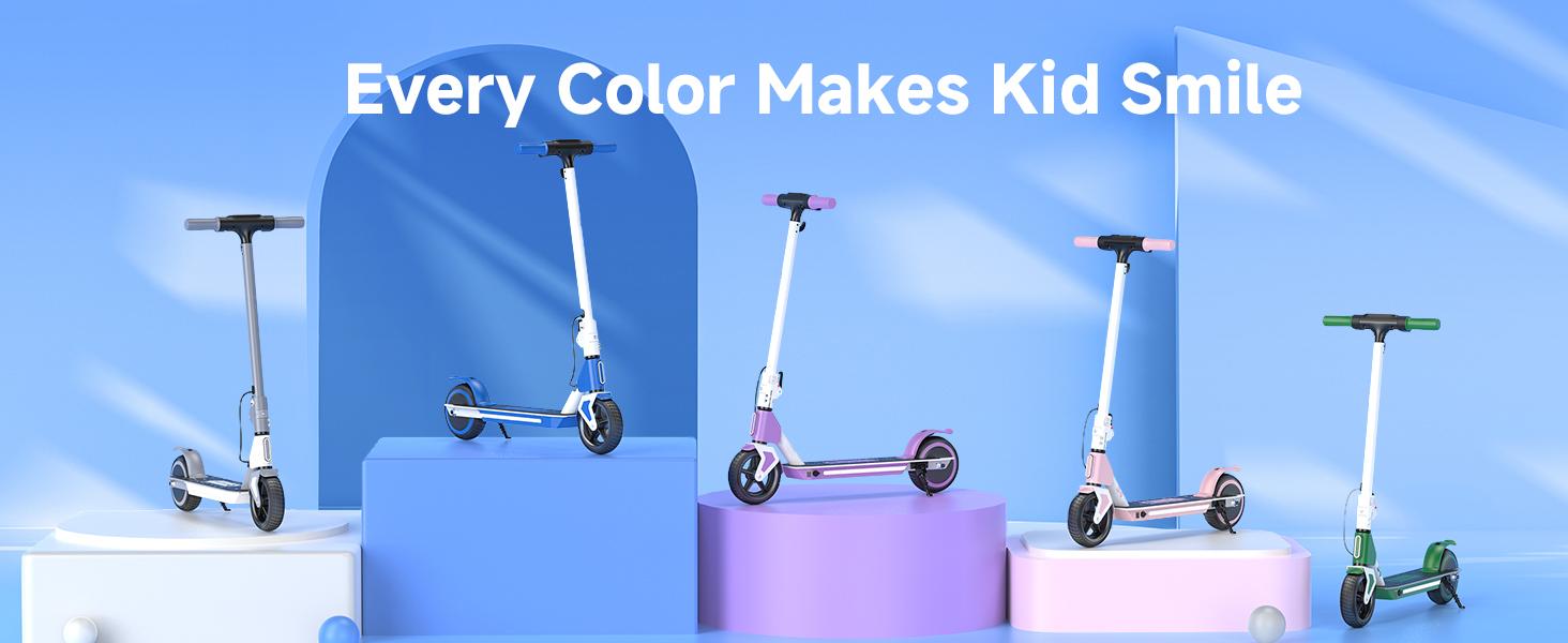 【Children's Gift】Foldable Kids Electric Scooter (Ages 6 - 14): 150W-200W Motor, 3 - Speeds (5/8/12 Mph), Dual Brake, LED Display, Colorful Lights, UL 2272 Certified, 5 - inch Flash Tire, 154lb Max Load, 18V2.6Ah - for Kids 【Children's Gift】Foldable Kids Electric Scooter (Ages 6 - 14): 150W-200W Motor, 3 - Speeds (5/8/12 Mph), Dual Brake, LED Display, Colorful Lights, UL 2272 Certified, 5 - inch Flash Tire, 154lb Max Load, 18V2.6Ah - for Kids