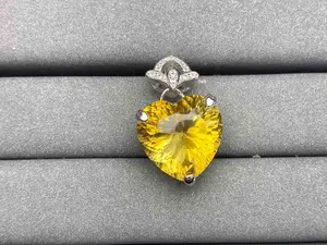 A503 Citrine Pendant Natural Stone