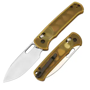 CJRB Hectare J1935 CPM S90V Powder Steel Blade Ultem Handle Folding Knives Camping Utility Tool for Camping and Outdoor Hiking Survival Supplies