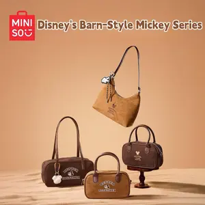 Disney Barn Style Mickey Series Handbag,High-Quality Shoulder Bag/Tote Bag,Perfect for Daily,Commute,Shopping,Travel,School,Outdoor Activities