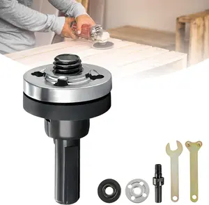Conversion Angle Grinder Adapter Connecting Rod Kit, 10mm Angle Grinding Adapter for Electric Drill, Angle Grinder Attachments with Grinder Nuts and Spanner Wrench Conversion Tool
