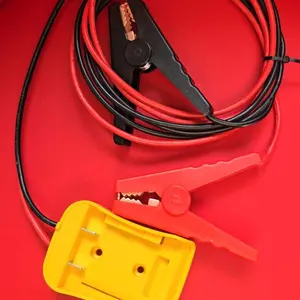 12AWG Jumper Cable Clamps for De walt 20V Battery, 6FT Portable Battery Jumper Starter Automotive Booster Cables Power for Car Jump Starting Using Tool