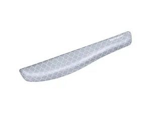 Fellowes 9549801 PlushTouch Keyboard Wrist Rest with Microban - Gray Lattice