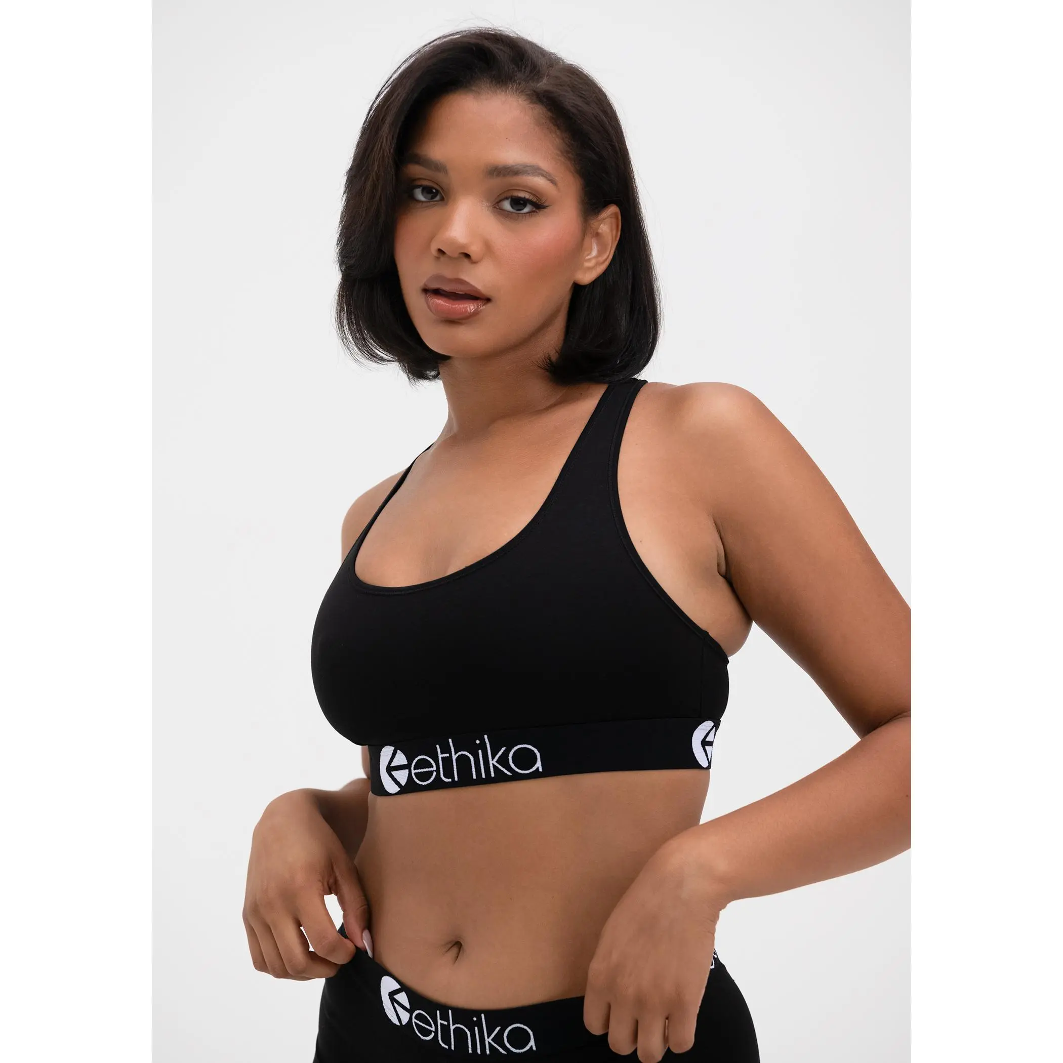Modal - Midnight Black | Womens Sports Bra