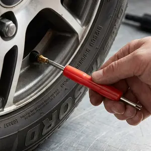 Dual Head Valve Core Remover Tool, Manual Wrench for Car Motorcycle Bike AC Repair. Efficiently Remove Valve Stems on Multiple Models. Portable & Durable Professional Repair Tool.