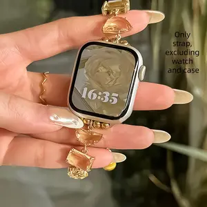 Fashion Colorful Zircon Watch Band Smartwatch Strap, Smart Watch Straps, Smart Watch Replacement Band Compatible with Apple Watch Series 10 9 8 7 6 5 4 3 2 1, Wearable Accessories