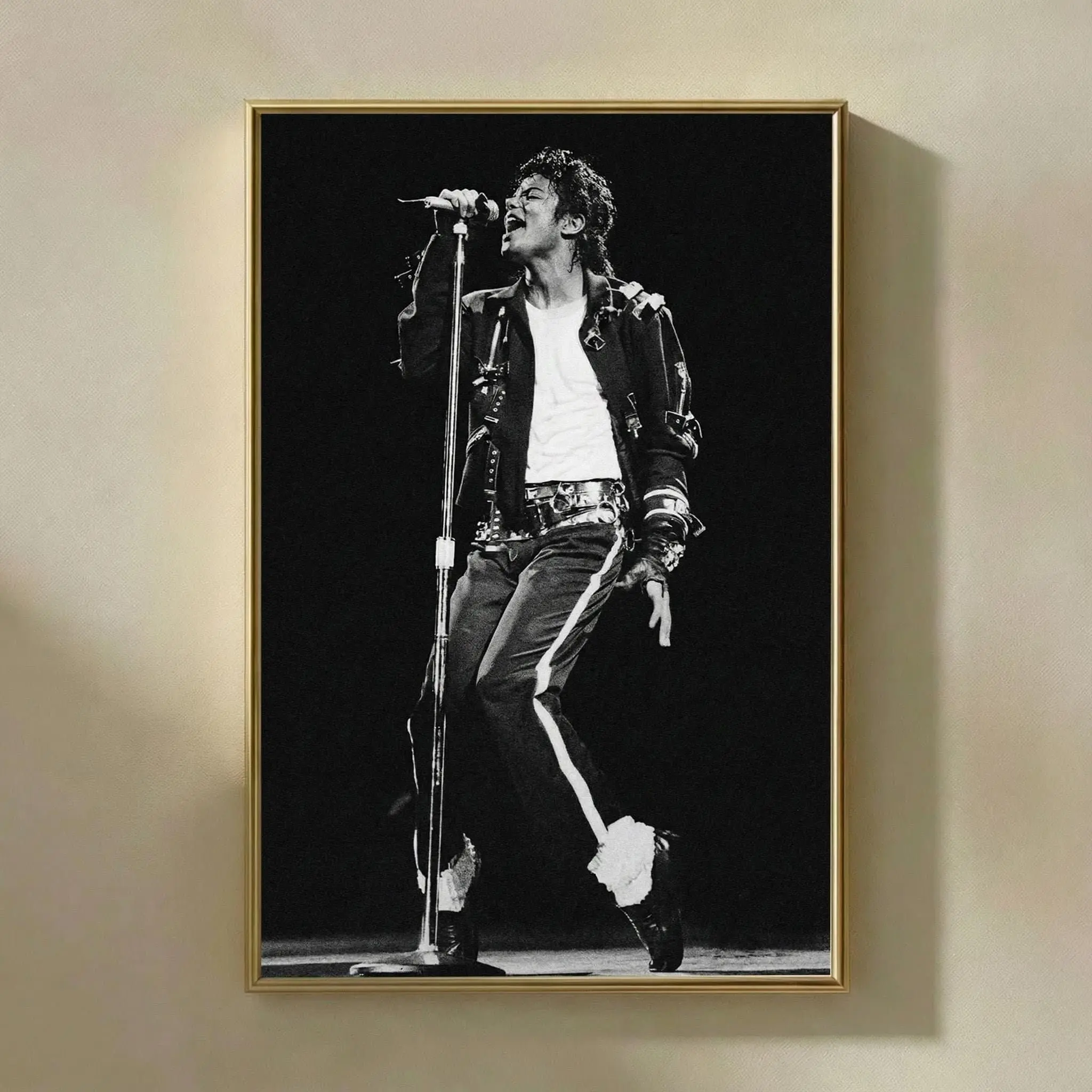 Mich@el Jacks0n Wall Art Print Black and White Concert Poster Music Legend Photo Pop Icon Wall Decor, Music Poster, Album poster, Home Decor, Room Decoration, Decor Idea, Office Decor, Gift For Fans