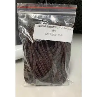 Shoe Lace Standard Brown 3 pack