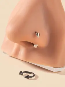 Horseshoe Nose Ring, Stainless Steel Nose Piercing Jewelry, Cartilage Helix Tragus Earring Hoop Lip Piercing Jewelry for Women Men