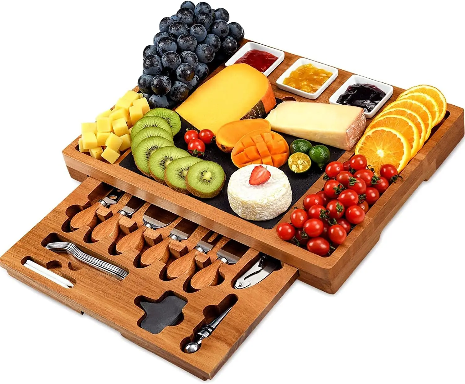 Cheese Board and Knife Set Charcuterie Platter