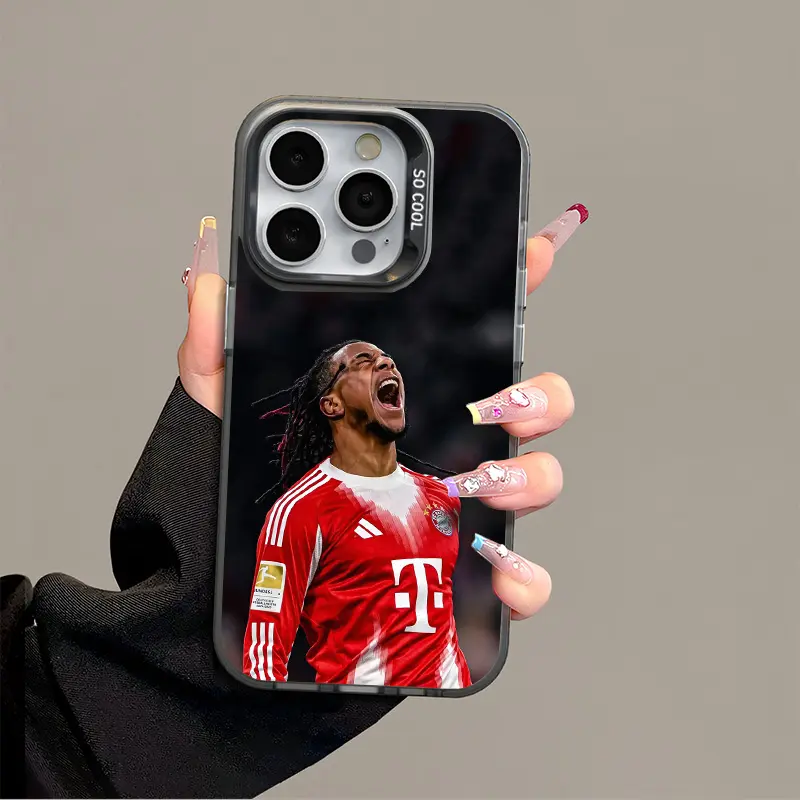 Olise IPhone 17 Promax Phone Case Anti Drop Case Suitable For IPhone 16 15 14 13 12 11 Xs Plus Samsung S25 S24 S23 S22 Ultra FE Acrylic Protective Shockproof Rugged Case Football
