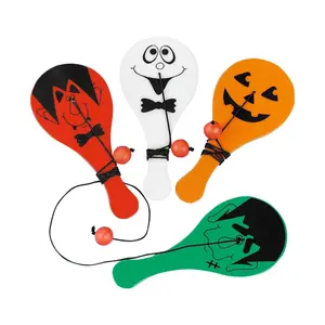 4 3/4" Bulk 48 Pc. Mini Halloween Characters Paddleball Games