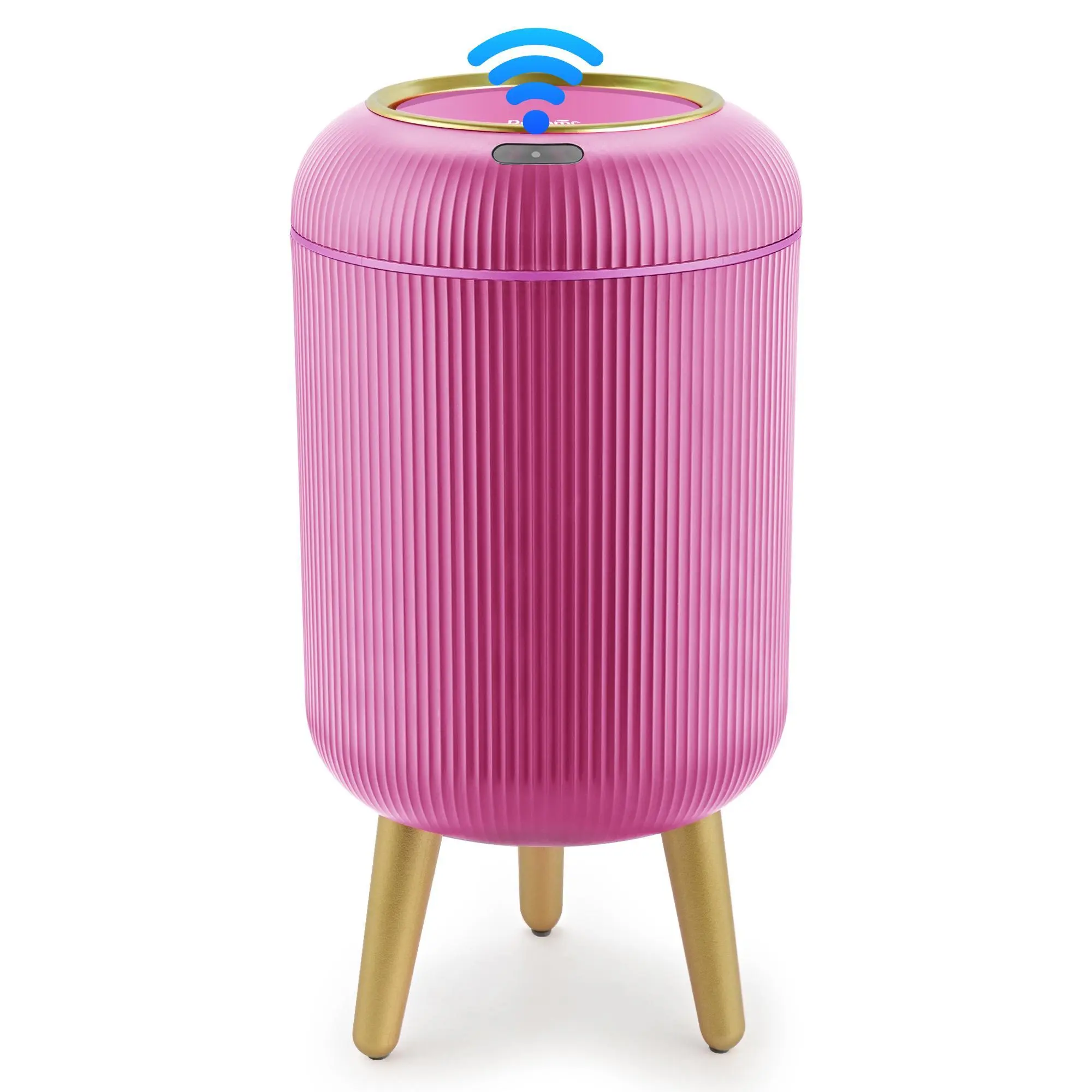 PUKOMC Auto-Sensing Bin – Waterproof Nordic Design, Hygienic & Compact – Touchless Trash Can Automatic Trash Can Kitchen Trash Can,sohochic
