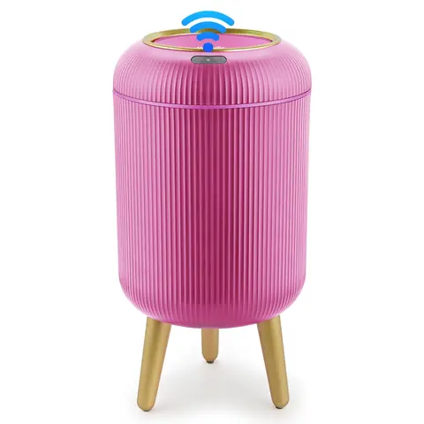 PUKOMC Auto-Sensing Bin – Waterproof Nordic Design, Hygienic & Compact – Touchless Trash Can Automatic Trash Can Kitchen Trash Can,sohochic