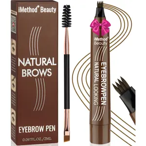 iMethod 4 Fork Tip Microblading Eyebrow Pen and Brush - Last All-Day, Waterproof makeup Makeup Cosmetic iMethod 4 Fork Tip Microblading Eyebrow Pen and Brush - Last All-Day, Waterproof makeup Makeup Cosmetic