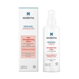 Sesderma SESKAVEL GROWTH Hair Lotion, Solution for Stronger Hair and Active Growth, 6.8 fl oz.