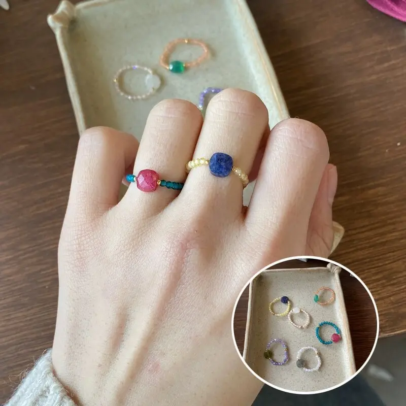 Candy Beaded Ring