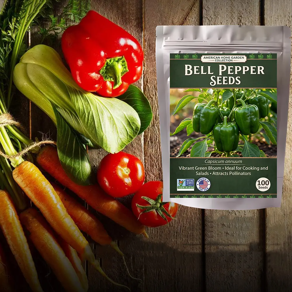 Bell Pepper, 100 Seeds, Delicious Large Peppers