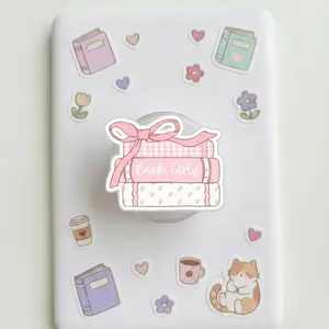 Book Girly Kindle Case Clear Coquette Pink Aesthetic Book Lover Cute Kindle Cover