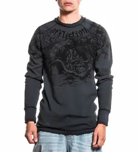Affliction Men's Thermal Rev. Long Sleeve Shirt Superstition