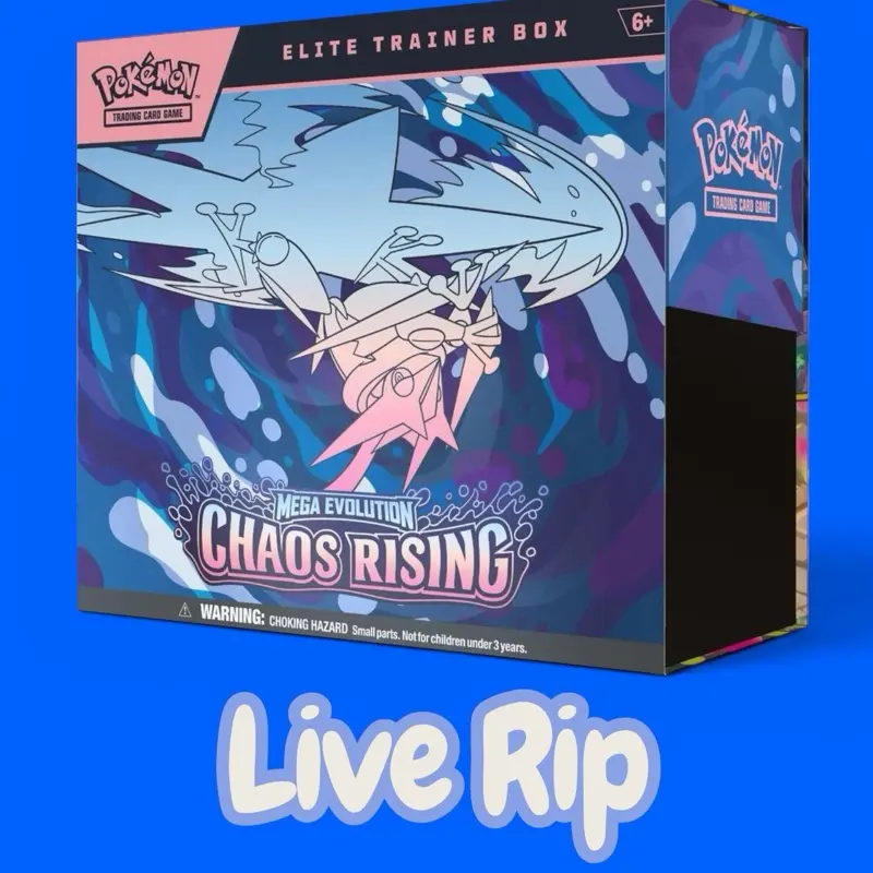 Chaos Rising Elite Trainer Box - ME04: Chaos Rising (LIVE RIP)