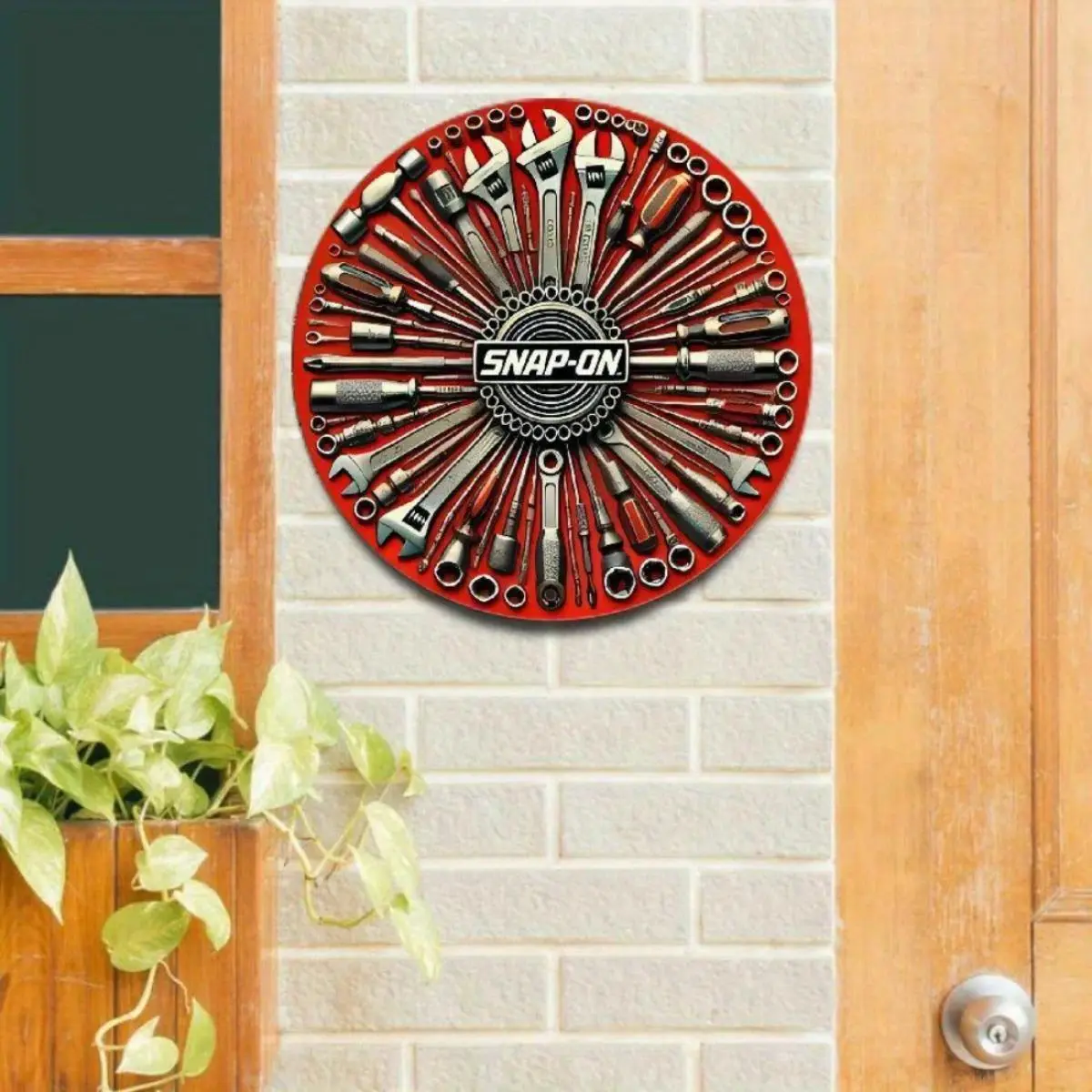 Vintage Tool Design Wall Art Sign, Uncharged Wall Decor, Wall Hanging Decor for Home, Bar and Workshop Decor, Hangable