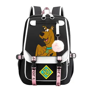Viral TikTok Scooby-Doo Anime Backpack 2025! Full-Print Design + 17" Laptop Compartment  Waterproof & 3 Quick-Access Pockets for School/Con/Travel