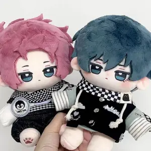 20cm Anime Blue Lock Rin Itoshi Sae Itoshi Dress-up Cotton Dolls COS Cartoon Plush Doll Children's Adult's Fans DIY Gift Toys