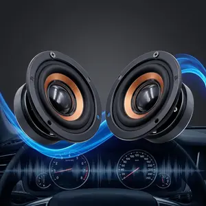 2 pcs/lot 63mm 4 ohm 5W Speakers Subwoofer 45 Core Magnetic Round Bass Loudspeaker DIY Mini Portable Bluetooth Speaker car audio stuff