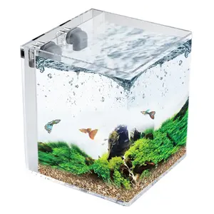 3 GALLON Self-Cleaning Aquarium | Rimless | Seamless | Cube