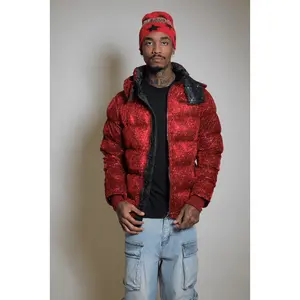 Gleam Red Puffer Jacket Gleam Red Puffer Jacket