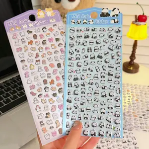 Cute Korean Cartoon 3D Bubble Stickers, Hand Account Cat Animal Decorations, Ccd Decals, Kids' Art Supplies, Adhesive Stickers