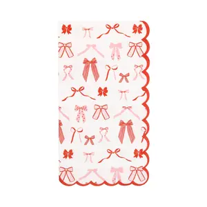 Valentine Bow Napkin - Set of 24