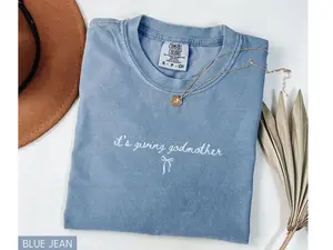 [Sale off up to 50%] Godmother Shirt, Godmother Proposal Shirt, Pregnancy Reveal to Friend, Godmother Gift from Goddaughter, Godmother Gift for Baptism, Graphic Streetwear T-shirt