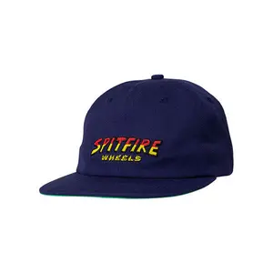 Spitfire Wheels Hat Hellhound Script Strapback Navy