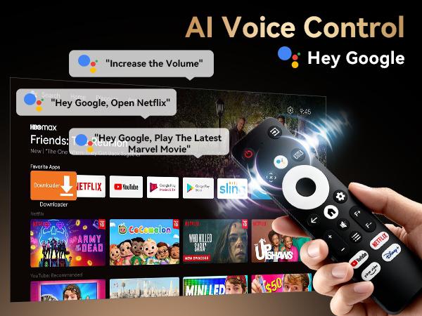 【Summervibes】4K Smart Projector with Official Google TV – WiFi 6, Bluetooth, Auto Focus, HiFi Sound, 200" Display, Compatible with iPhone, Android & PC, Indoor/Outdoor