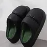 Waterproof Indoor Home Slippers for Men & Women, Winter Warm Plush Latex Couple Cotton Shoes, Non Slip Soft Comfortable House Footwear, Fuzzy Warm Slippers, Fluffy House Slippers