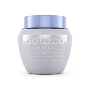 Adwoa Beauty Reparative Mask with Blue Tansy 8oz Vegan Cruelty-Free Color-Safe Hair Treatment for Damaged Color-Treated High-Porosity Hair