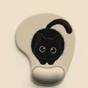 Ergonomic Mouse Pad with Wrist Support, Comfortable Smooth Wrist Rest, Non-Slip Base, Ideal for Computer, Laptop, Office, Home Use