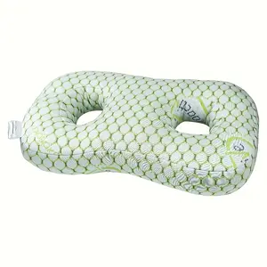 -Grade Ears & Neck Pain Pillow - Ear Hole Protection Cushion with Removable Cover, Portable Compressible Design for Side Sleepers, Ears & Jaw Pain, Compatible with Earrings & Neck, Hand Washable (Durable