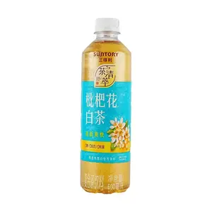 Suntory China Loquat Flower White Tea 500ml - 0 Sugar 0 Calorie 0 Fat, Rich & Elegant Aroma, Mainland China Version