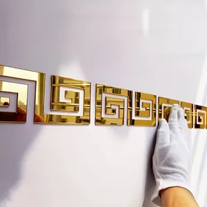 Self-adhesive mirror wallpaper-decorative wall mirror, home decoration, decorative wall sticker, Household Decoration Supplies