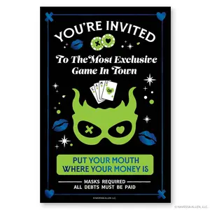 Game On: Replica Invitation Magnet (4'' x 6'')