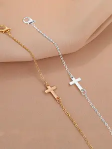 Fashionable and minimalist cross bracelet accessories are exquisite, elegant, and compact, suitable for daily wear, vacation dates, and other occasions. It is also a surprising and delicate small gift. Elegant minimalist bangle Faith Wear Jewelry