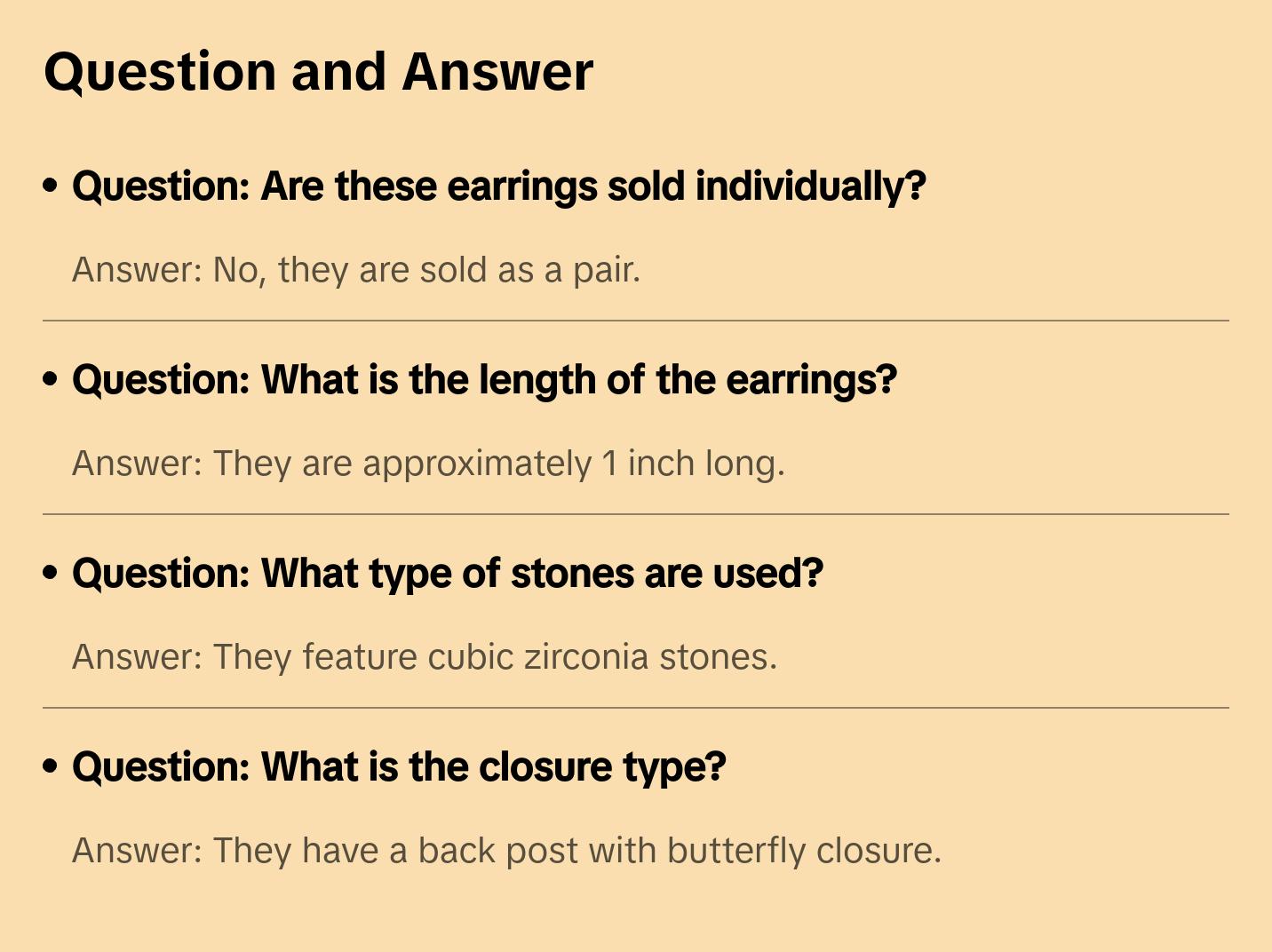 Crescent Moon Drop Stud Earring