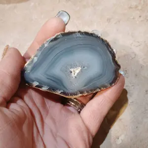 natural agate, Turquoise agate, crystal geode, and amethyst