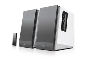 Edifier R1700BT Bluetooth Bookshelf Speakers - Active Near-field Studio Monitors - Powered Speakers 2.0 Setup Wooden Enclosure - 66w RMS - White