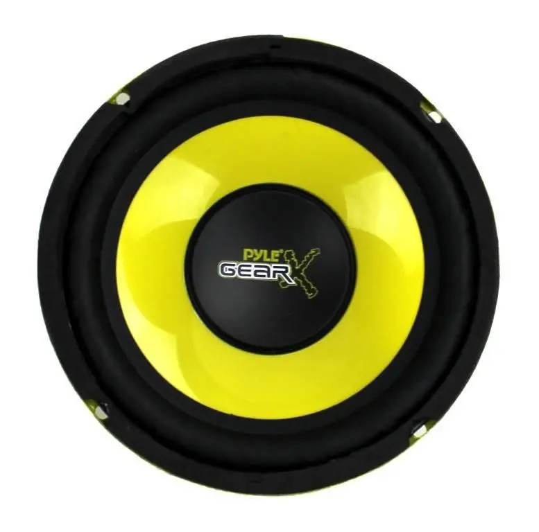 Pyle PLG64 6.5" 300W Car Mid Bass Woofer Midrange Sub Power Speaker, Yellow Pyle PLG64 6.5" 300W Car Mid Bass Woofer Midrange Sub Power Speaker, Yellow