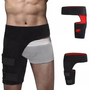 Thigh Compression Sleeve, Hip Strain Prevention Belt, Universal Hip Support for Total Joint Replacement, Suitable for Both Legs